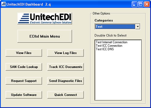 EDI/XL dashboard
